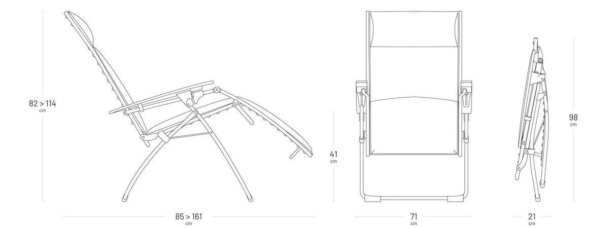 Lafuma Toile de rechange Bayanne pour Fauteuil Relax Evolution Hedona