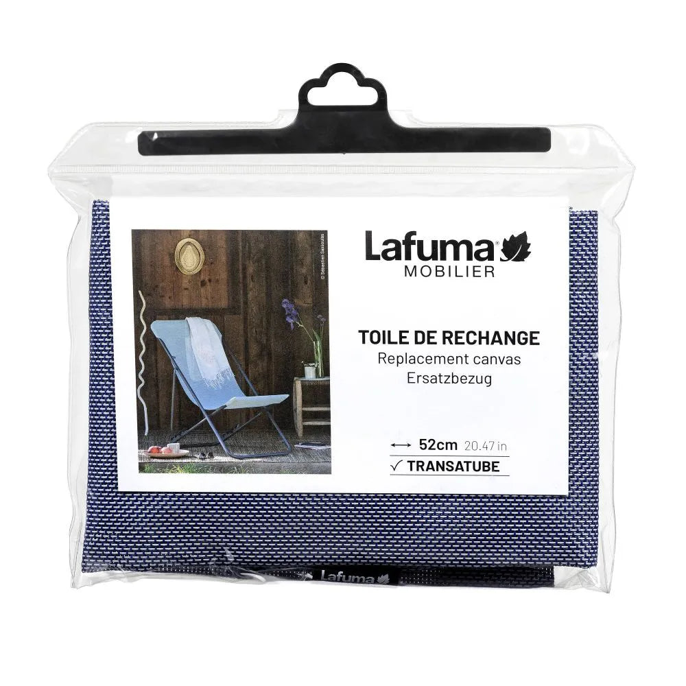 Lafuma Transatube Toile de rechange Batyline Iso Bleu Ocean II