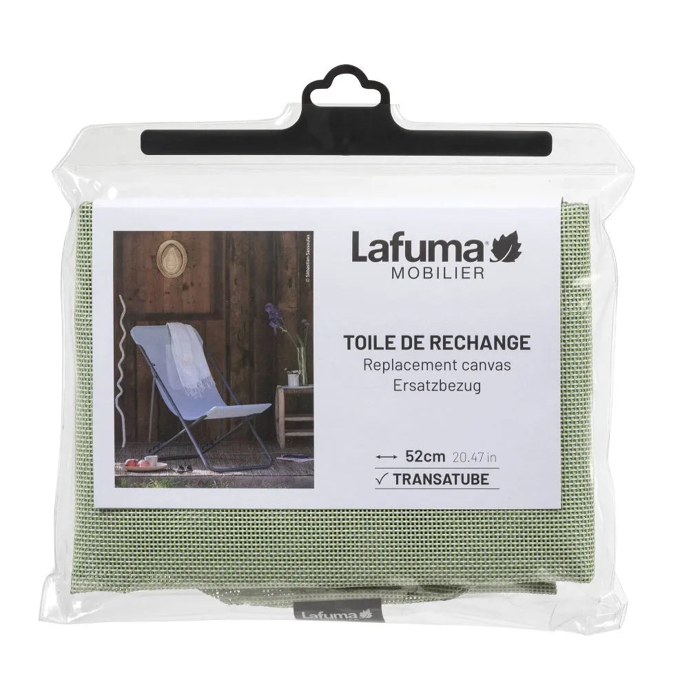 Lafuma Transatube Toile de rechange Batyline Iso Vert Moss
