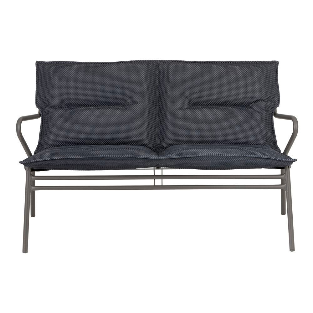 Lafuma Vence Banquette basse BeComfort avec coussin d'assise Dark Grey