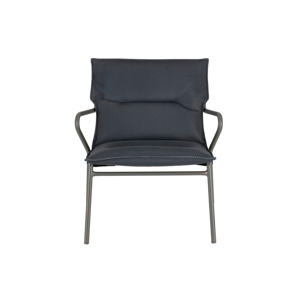 Lafuma Vence Fauteuil bas BeComfort avec coussin d'assise Dark Grey