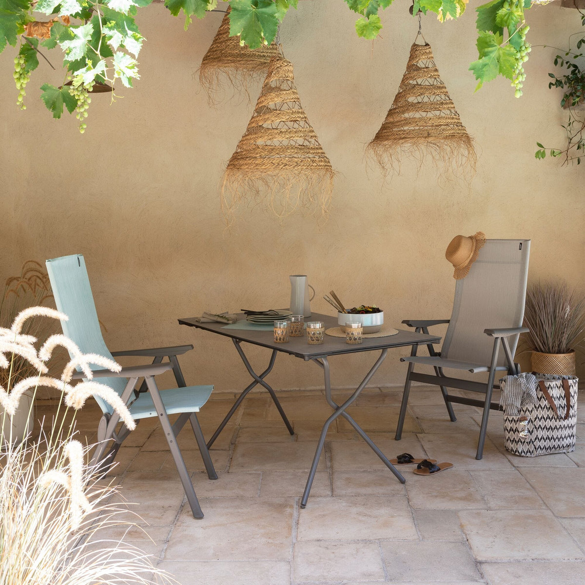 Lafuma Zen-it Fauteuil pliant dossier haut Batyline Duo ambiance