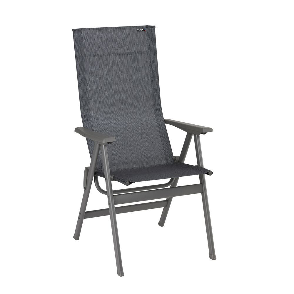 Lafuma Zen-it Fauteuil pliant dossier haut Batyline Duo Obsidian