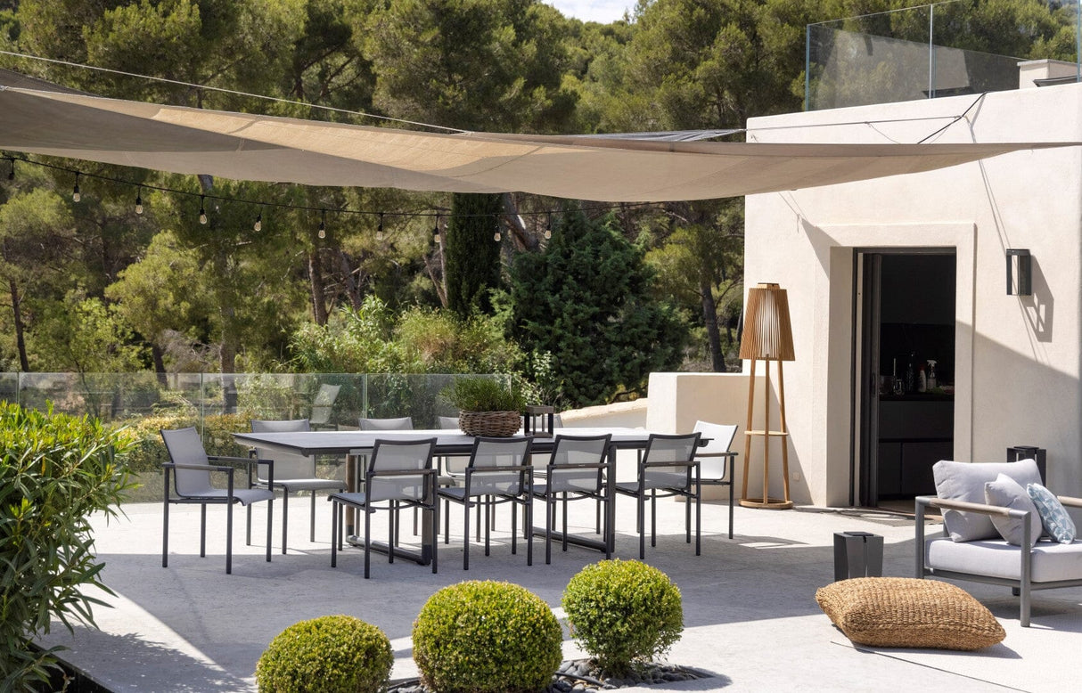 Les Jardins Bastingage Table extensible 210/315x105cm