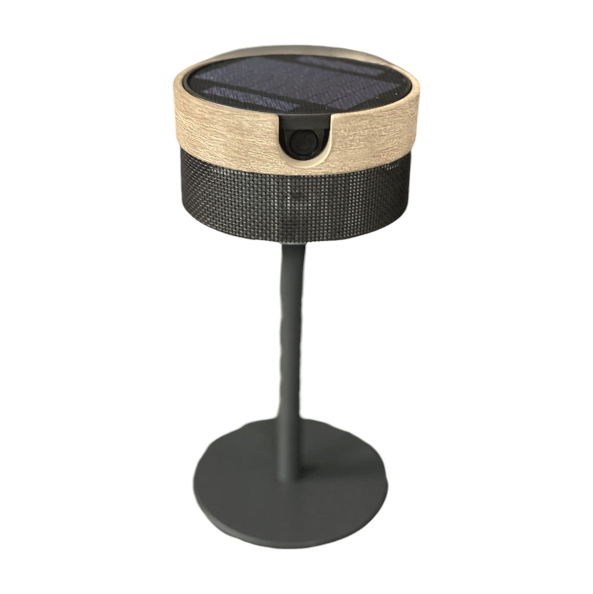 Les Jardins Bateak Lampe de table solaire 200 Lumens Teck Duratek / Noir