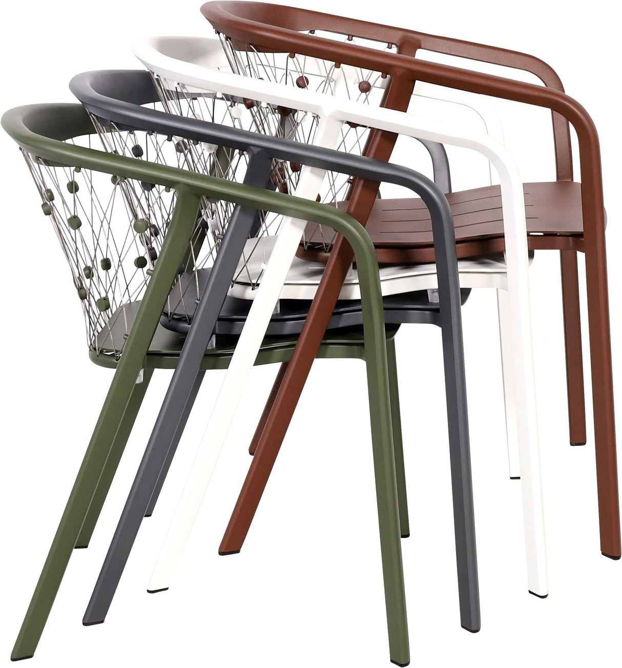 Les Jardins Chester Fauteuil repas empilable