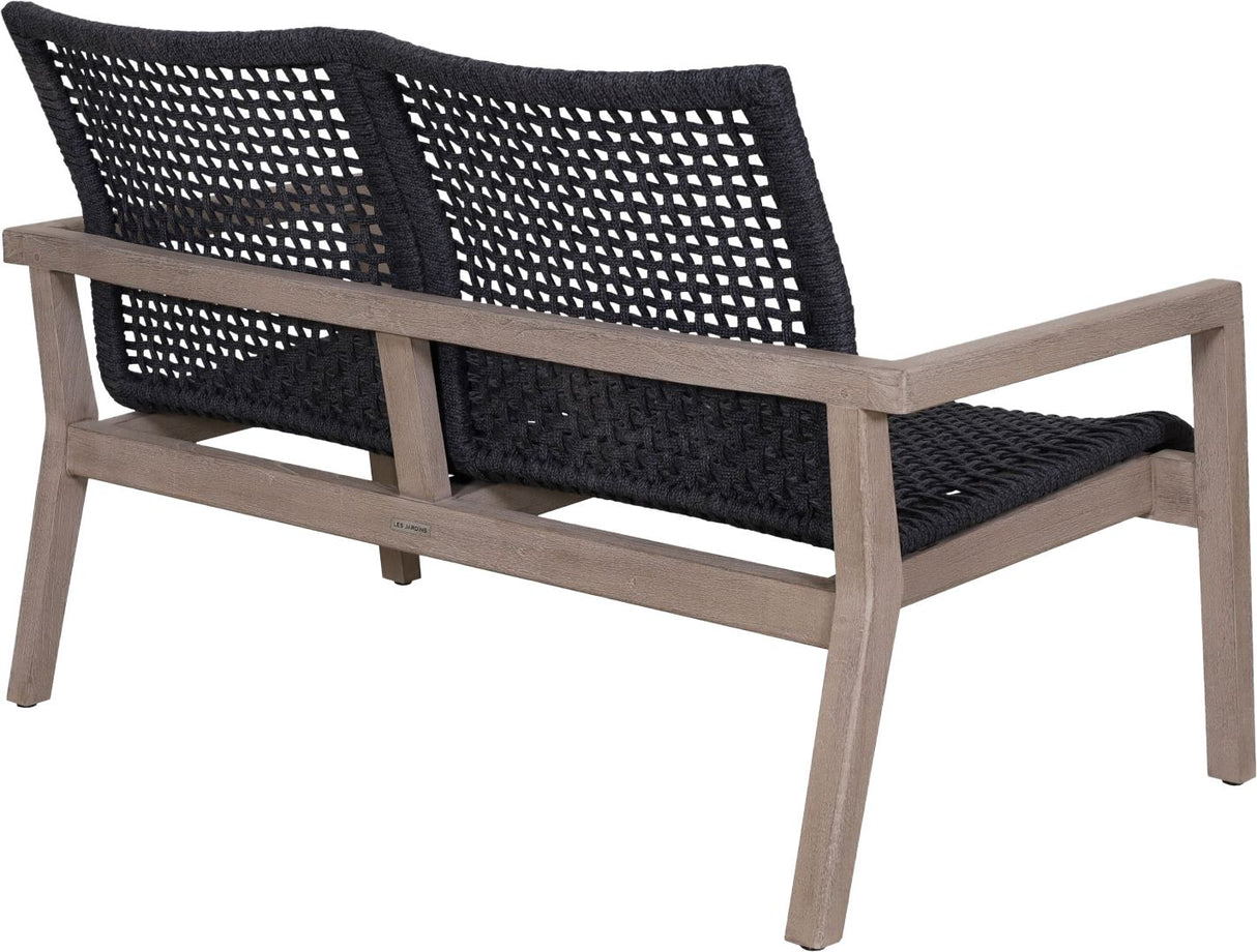 Les Jardins Copenhague Canapé empilable 2 places Corde