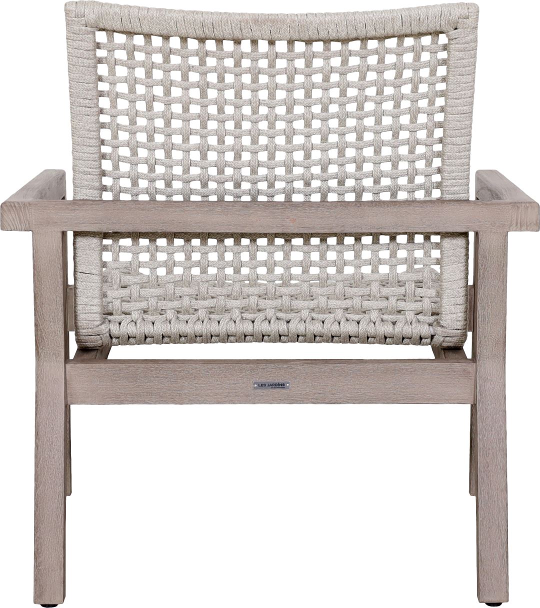 Les Jardins Copenhague Fauteuil bas empilable corde