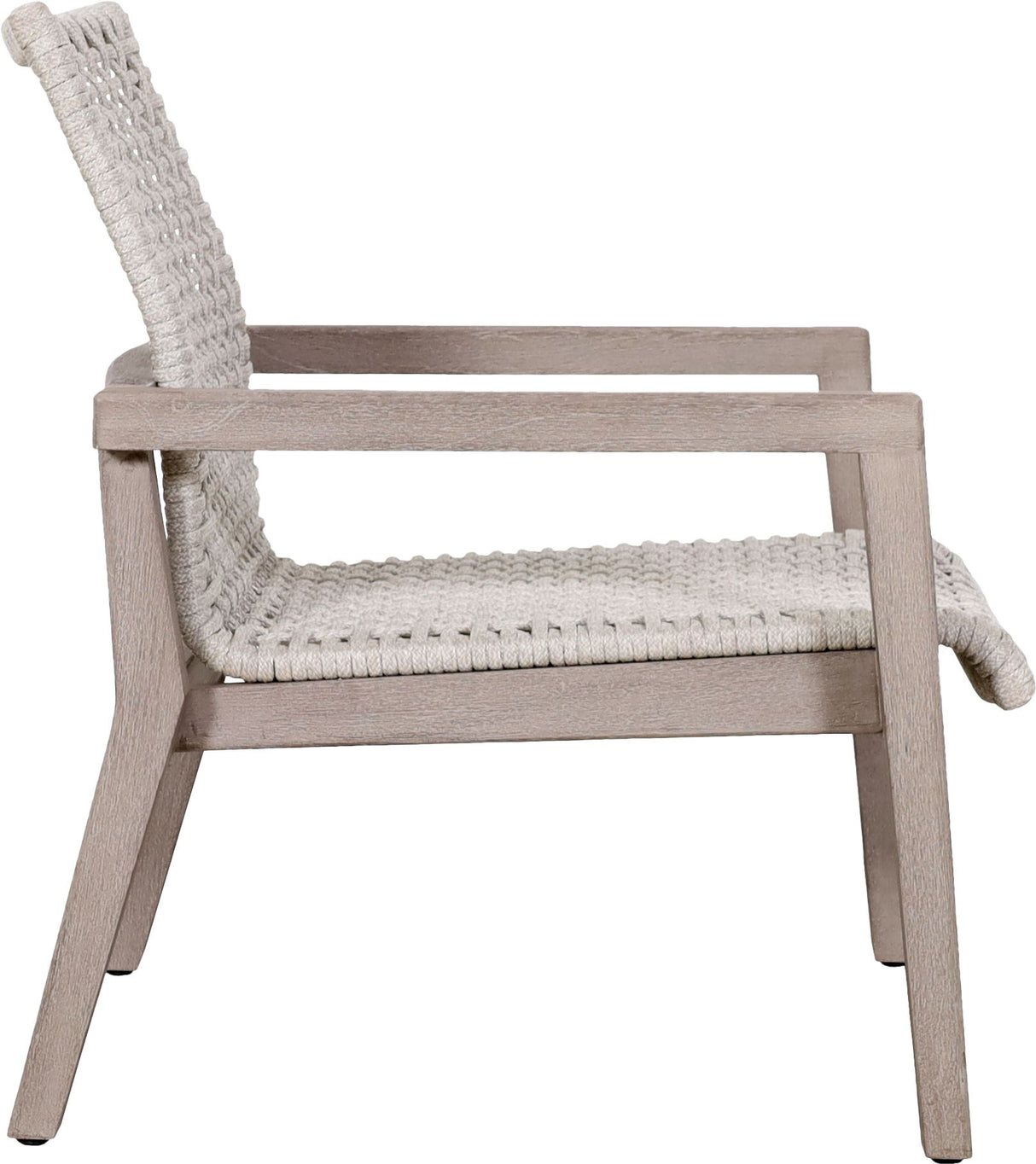 Les Jardins Copenhague Fauteuil bas empilable corde