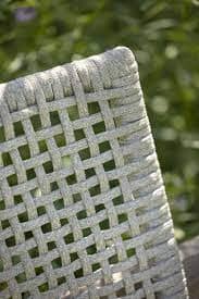 Les Jardins Copenhague Fauteuil bas empilable corde