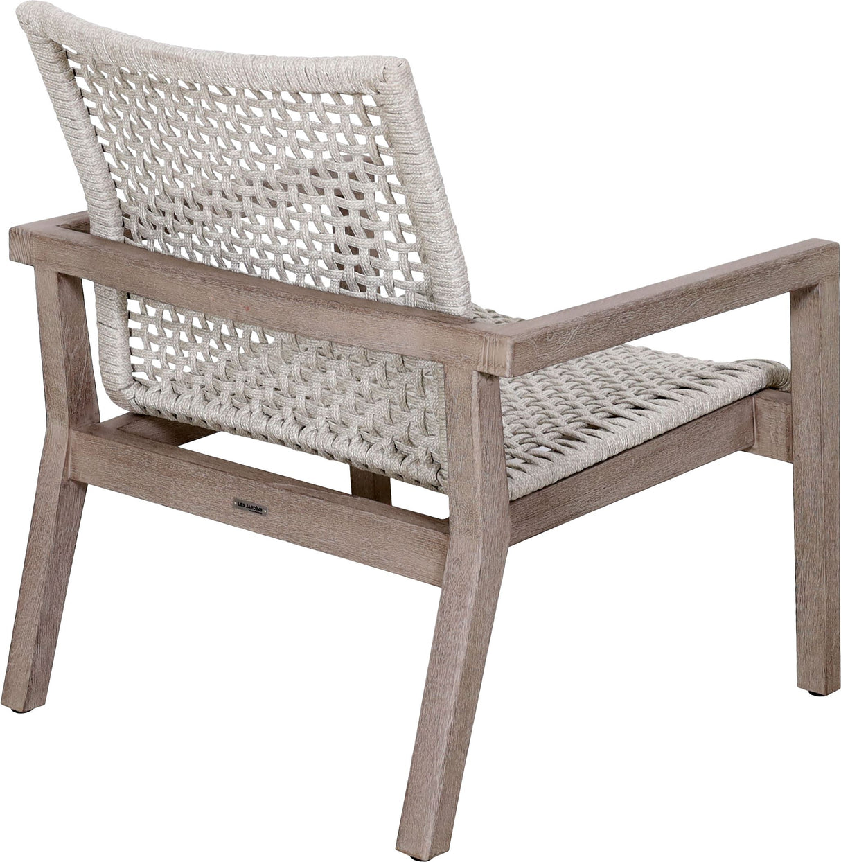 Les Jardins Copenhague Fauteuil bas empilable corde