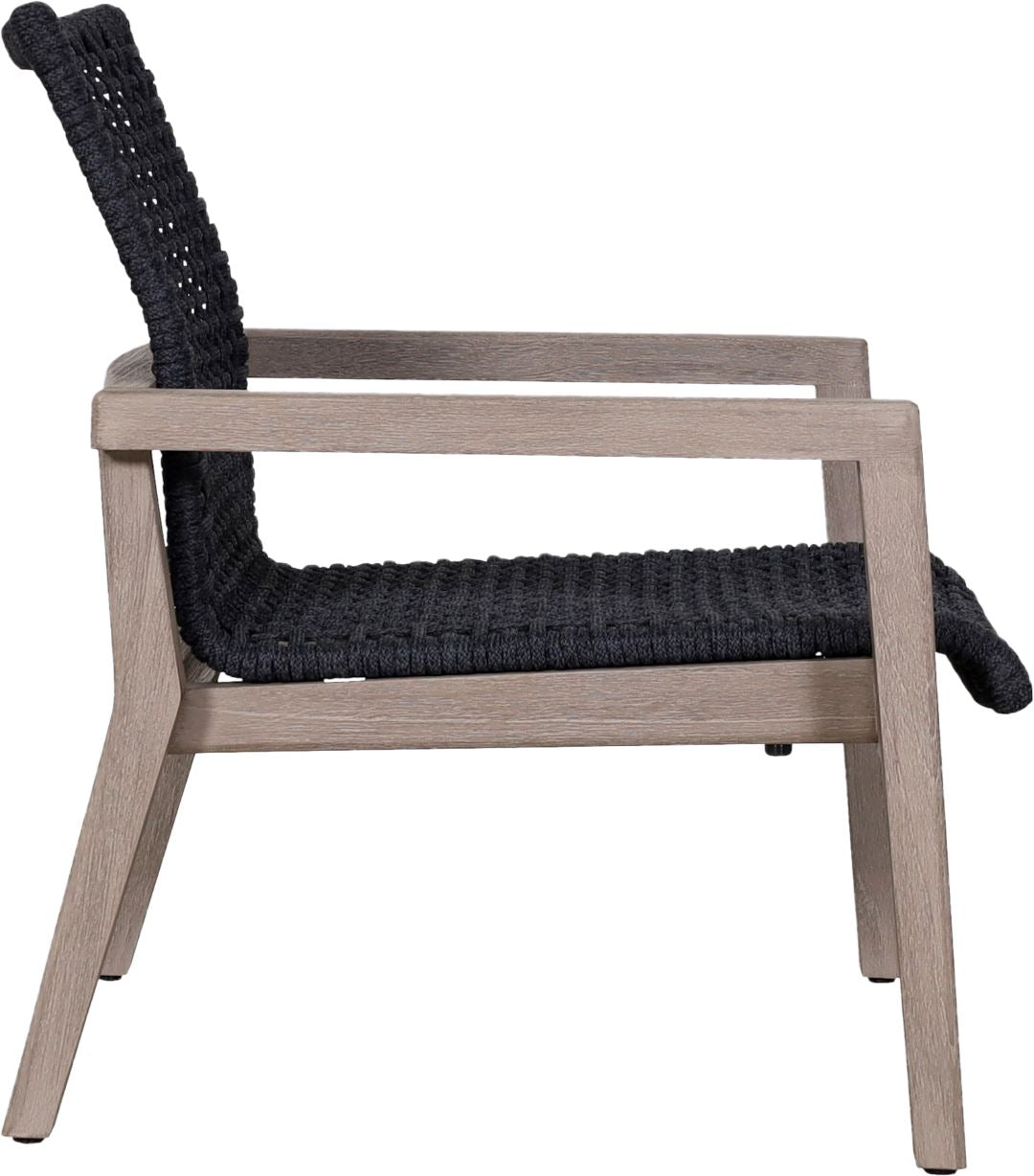 Les Jardins Copenhague Fauteuil bas empilable corde