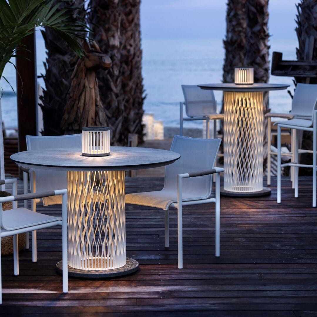 Les Jardins Halo Lampe de table solaire 200 Lumens