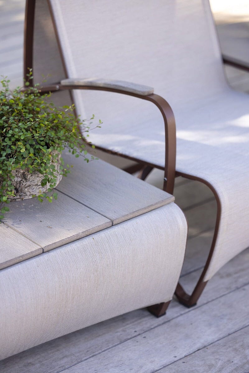 Les Jardins Jet Stream Table basse rectangulaire 120x70cm