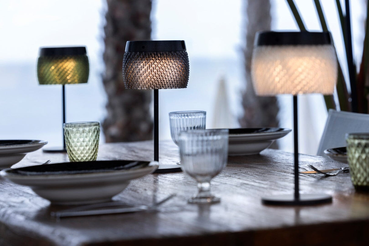 Les Jardins Lolie Lampe de table LED Solaire sans fil 200 Lumens h:27.5cm