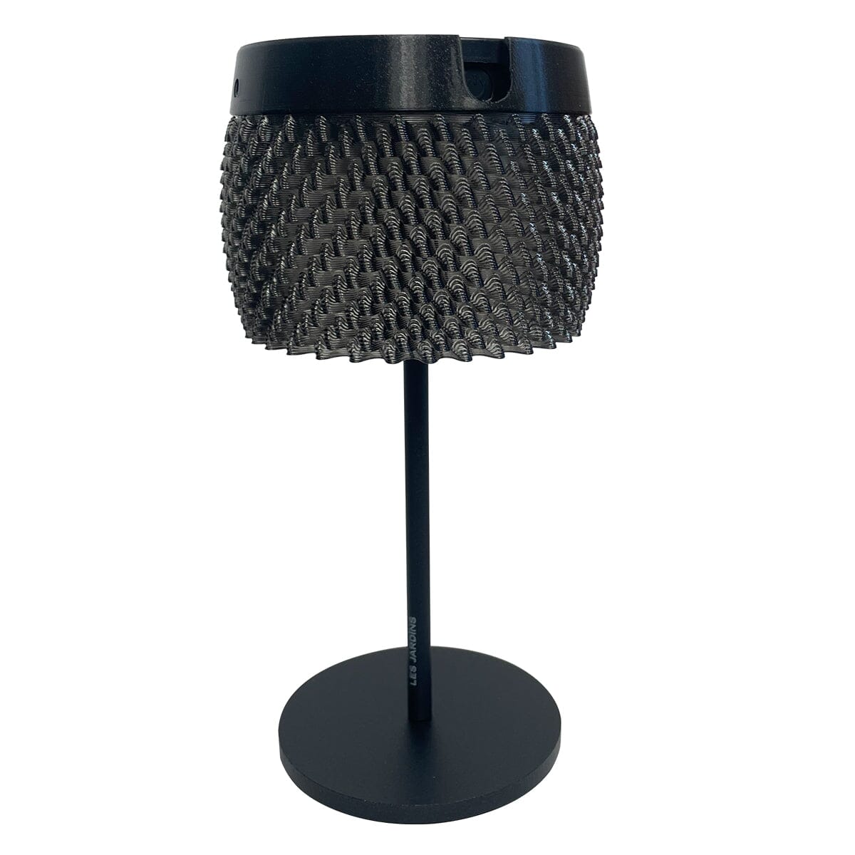 Les Jardins Lolie Lampe de table LED Solaire sans fil 200 Lumens h:27.5cm Cendre