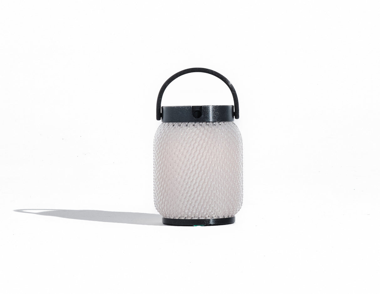 Les Jardins Lolie Lampion Lampe LED Solaire sans fil 200 Lumens Transparent