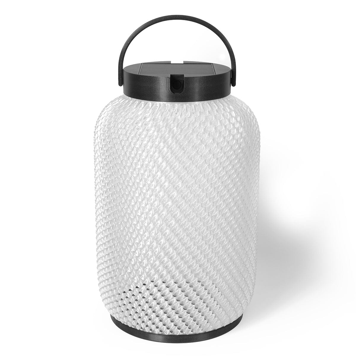 Les Jardins Lolie Lanterne Lampe portable LED Solaire sans fil 300 Lumens Transparent