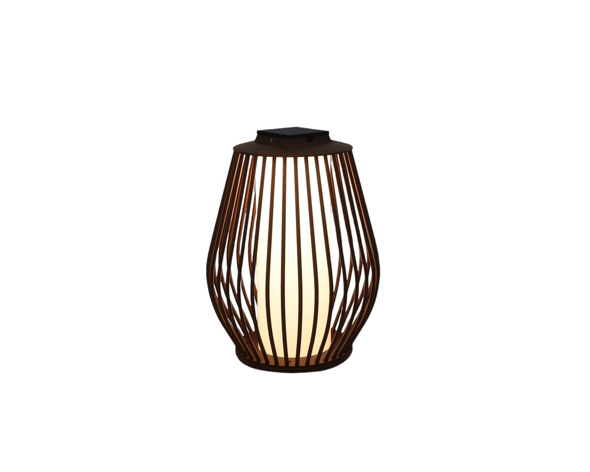 Les Jardins Mandaley Lanterne solaire Ø40cm h:55cm 500 Lumens Corten