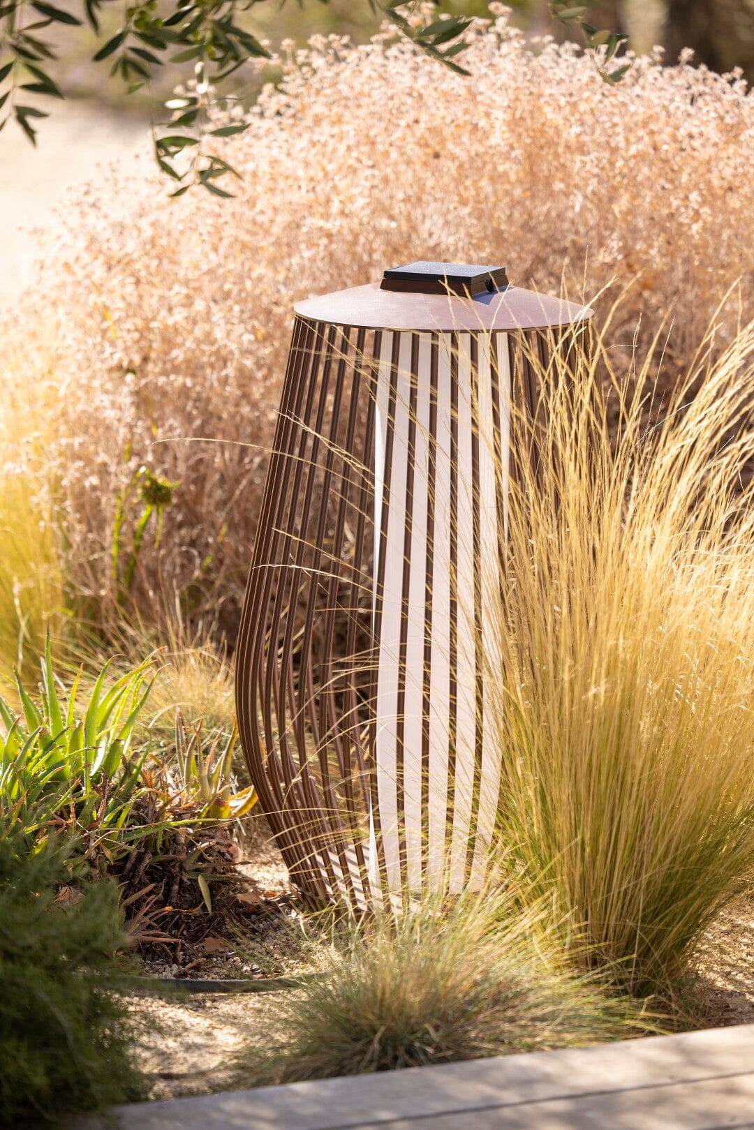 Les Jardins Mandaley Lanterne solaire Ø40cm h:84.5cm 500 Lumens