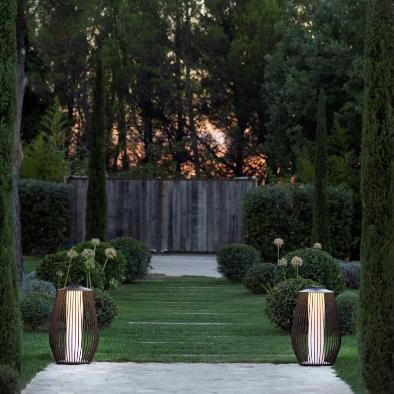 Les Jardins Mandaley Lanterne solaire Ø40cm h:84.5cm 500 Lumens