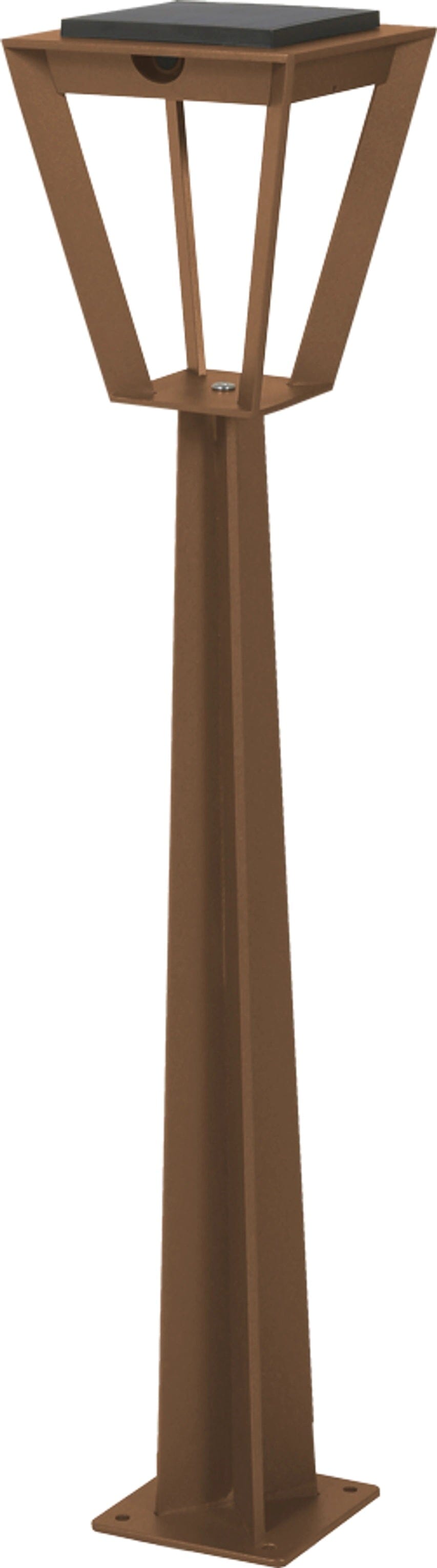 Les Jardins Metro Borne solaire sans fil 500 Lumens H:90cm Corten