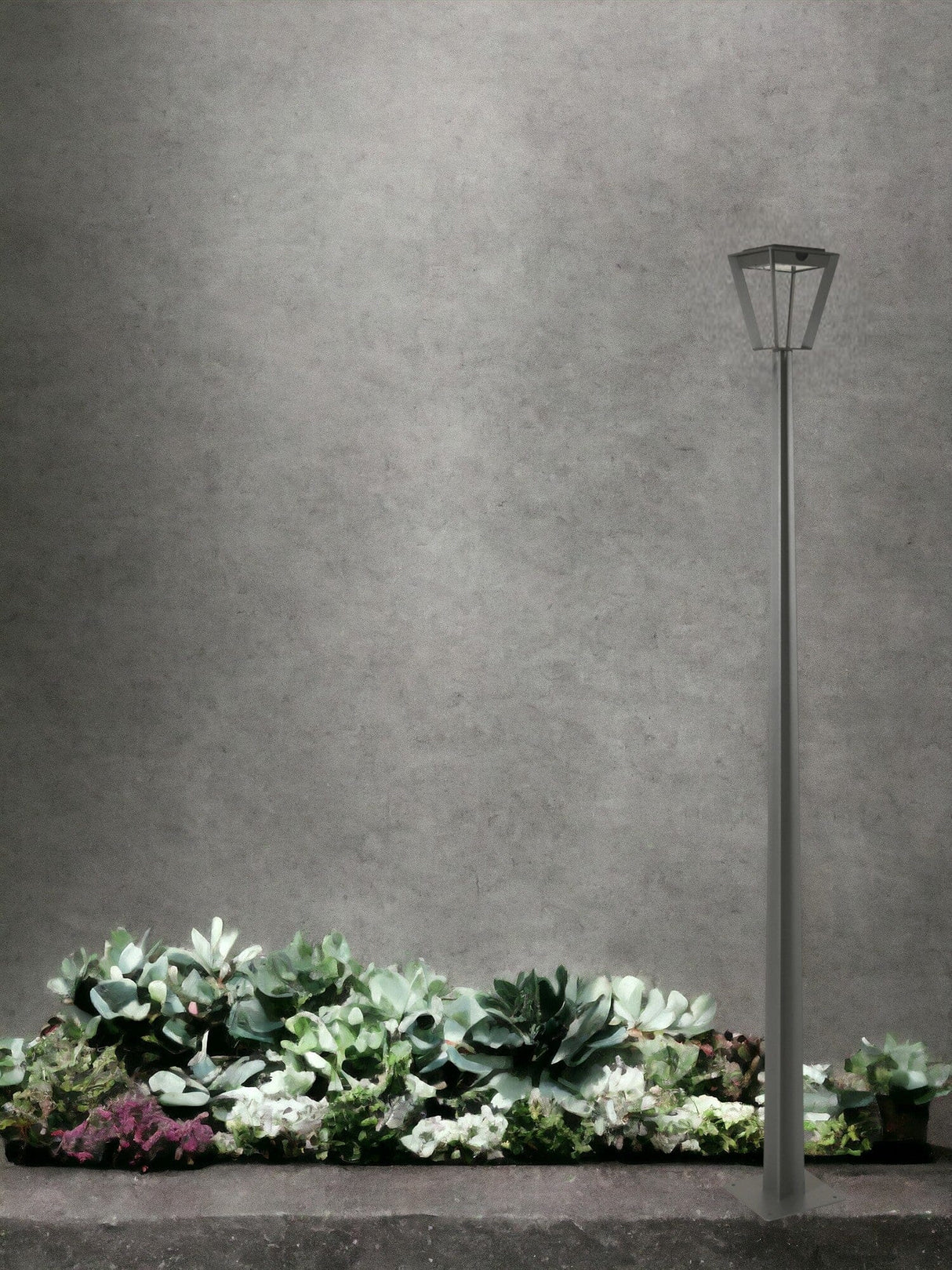 Les Jardins Metro Lampadaire solaire sans fil 500 Lumens