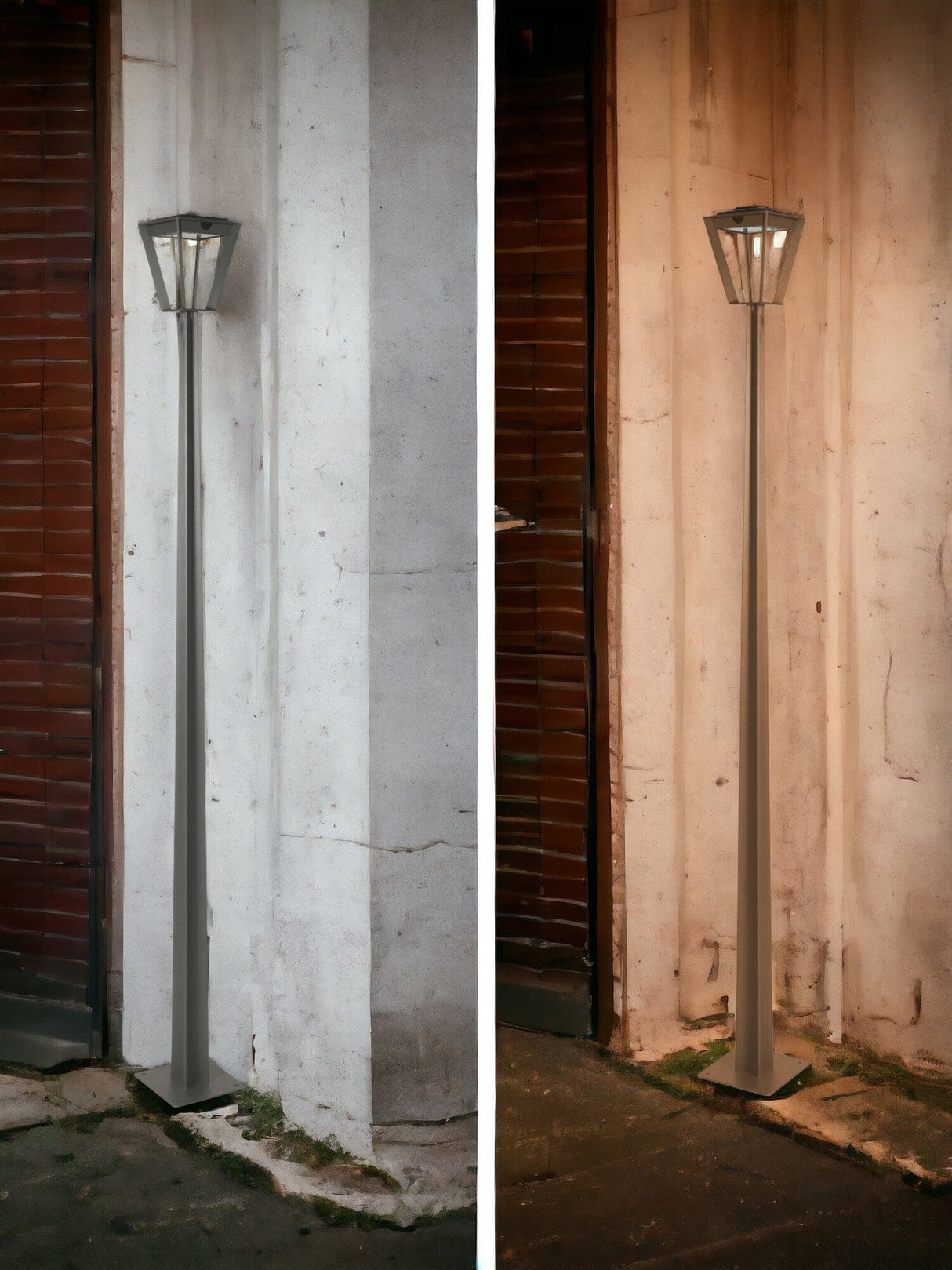Les Jardins Metro Lampadaire solaire sans fil 500 Lumens