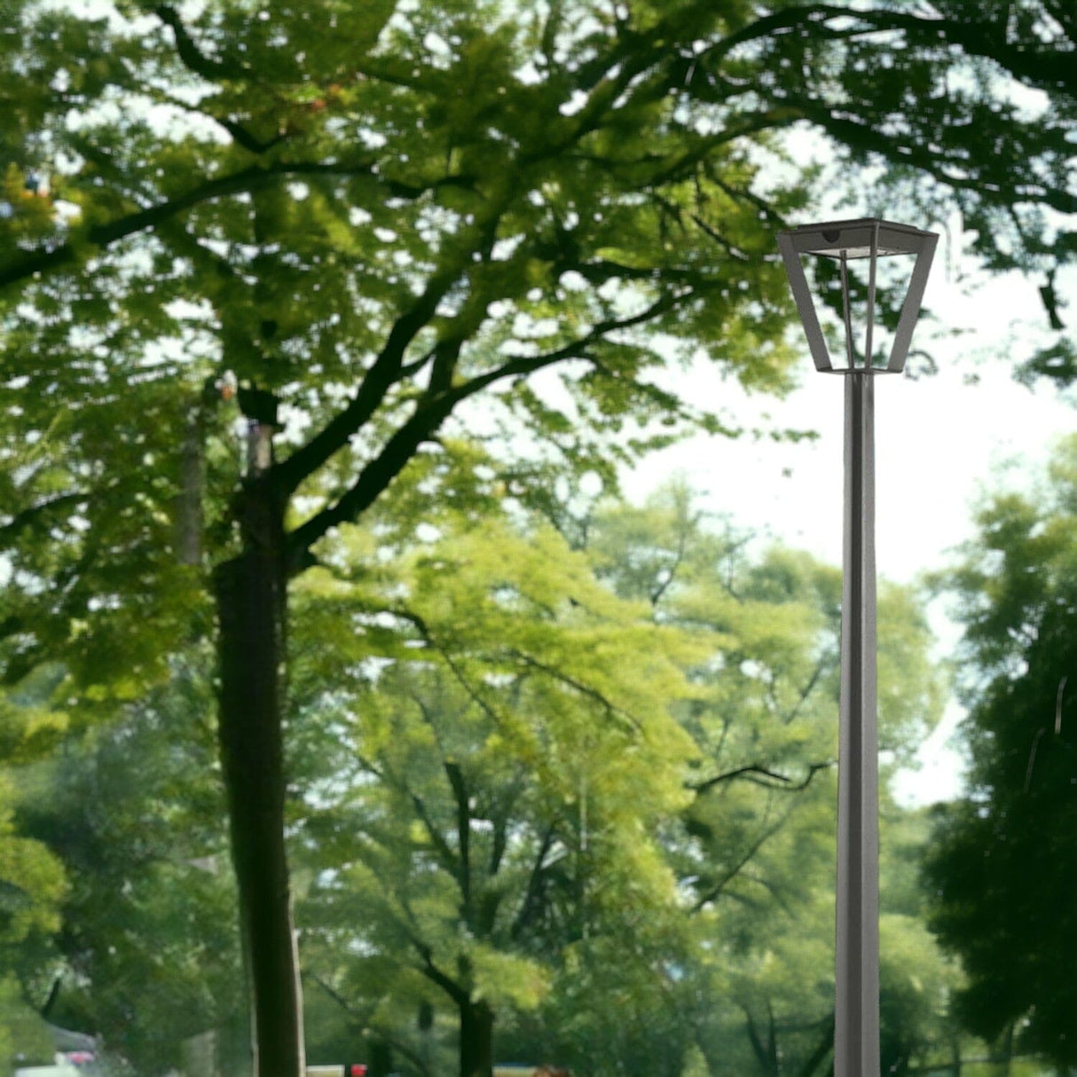 Les Jardins Metro Lampadaire solaire sans fil 500 Lumens