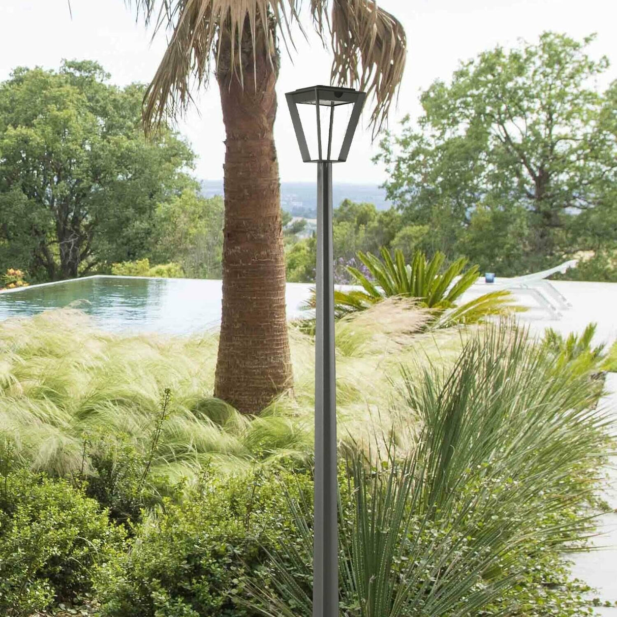 Les Jardins Metro Lampadaire solaire sans fil 500 Lumens