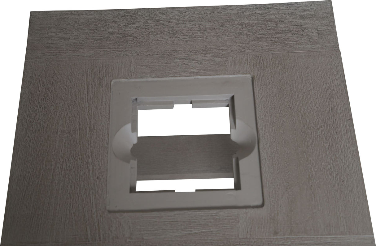 Les Jardins Rancho Table basse avec Leds 40x40cm solaire h:40cm 500 Lumens