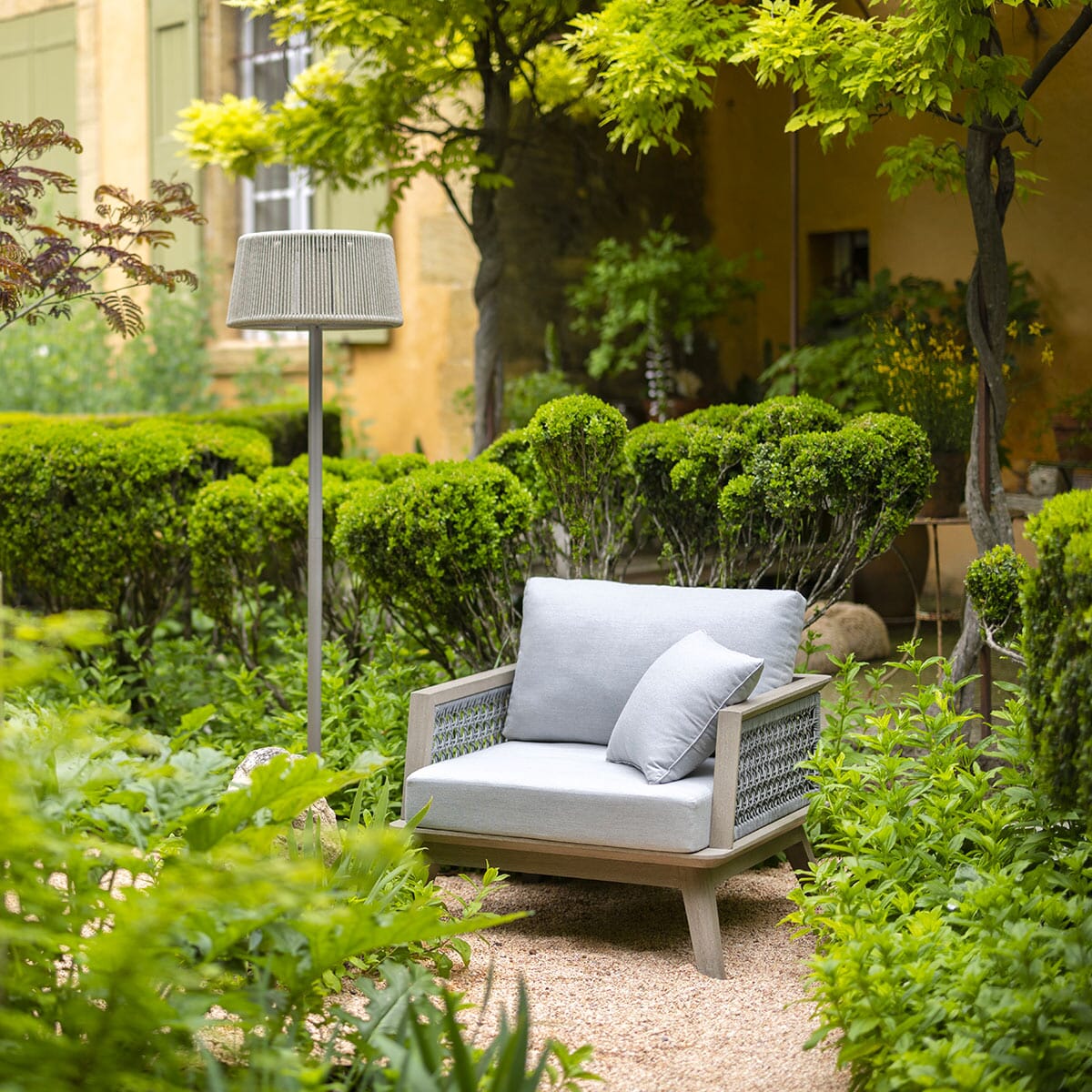 Les Jardins Rop&Strip Lampadaire solaire réglable en hauteur (120-175cm) 500 Lumens