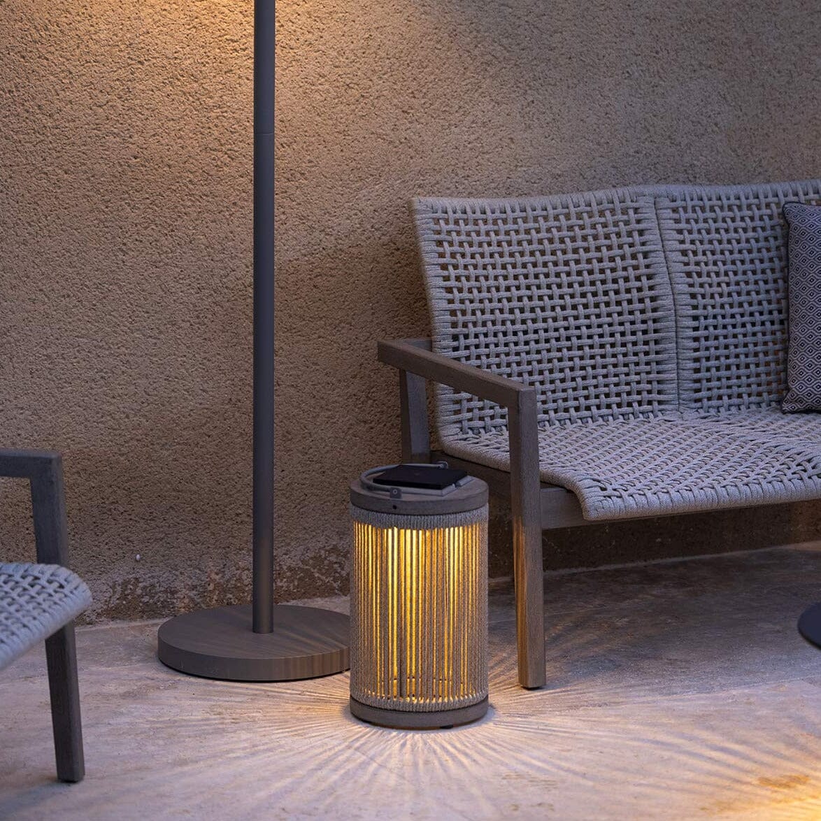 Les Jardins Rop&Strip Lanterne solaire h:40cm 500 Lumens