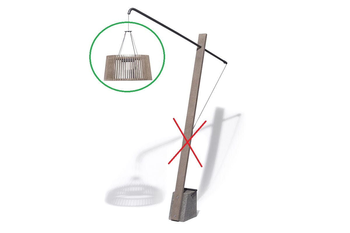 Les Jardins Skaal Abat jour LED Solaire sans fil 500 Lumens