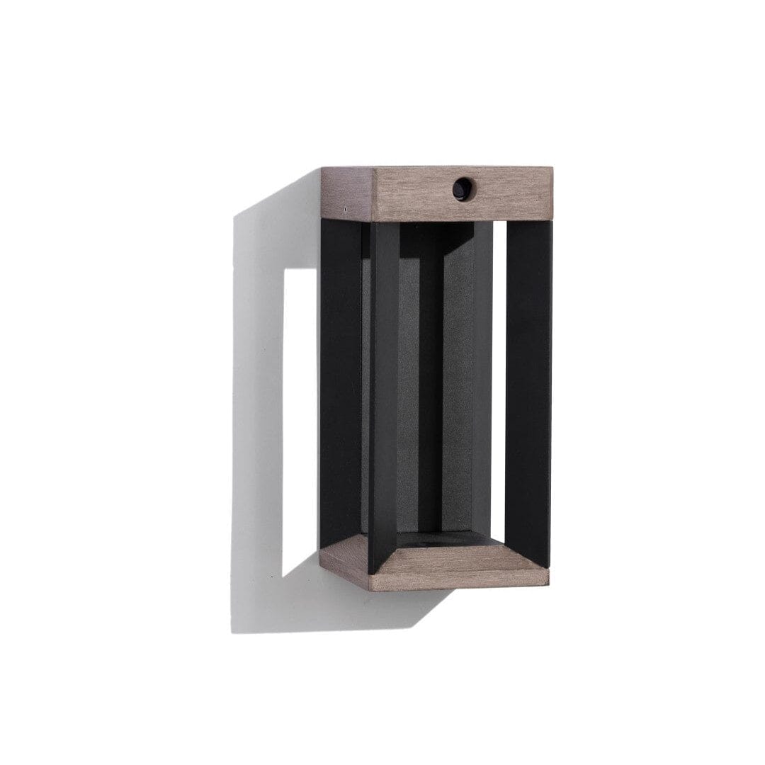 Les Jardins Teckalu Applique murale solaire 500 Lumens Noir