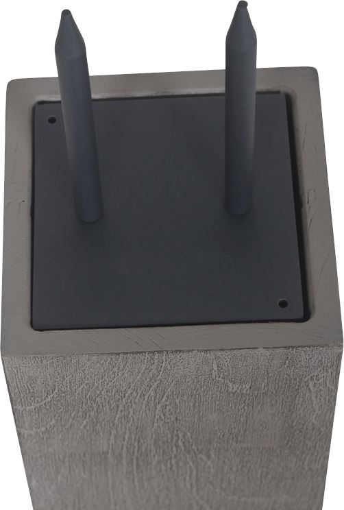 Les Jardins Teckalu Borne solaire h:45cm 500 Lumens