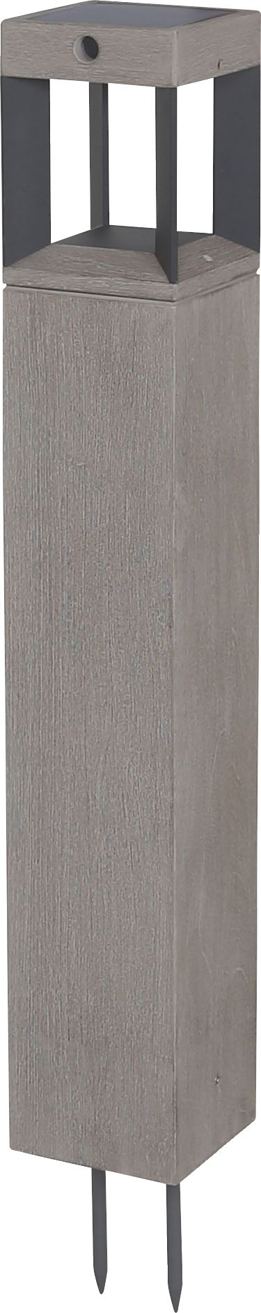 Les Jardins Teckalu Borne solaire h:90cm 500 Lumens Duratek + Black