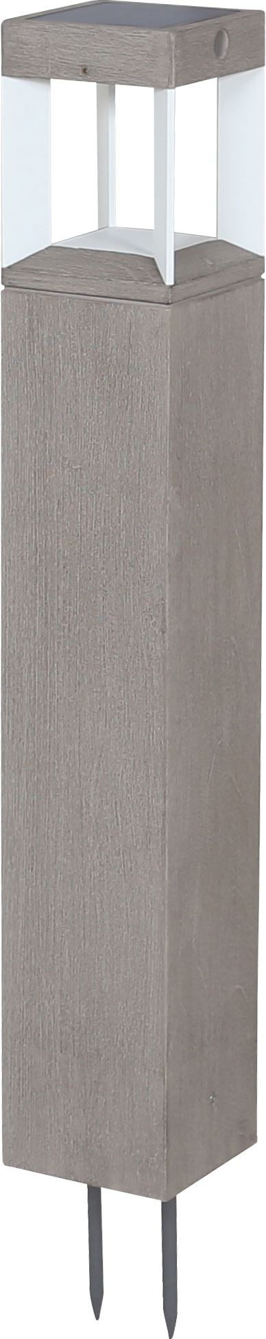 Les Jardins Teckalu Borne solaire h:90cm 500 Lumens Duratek + White