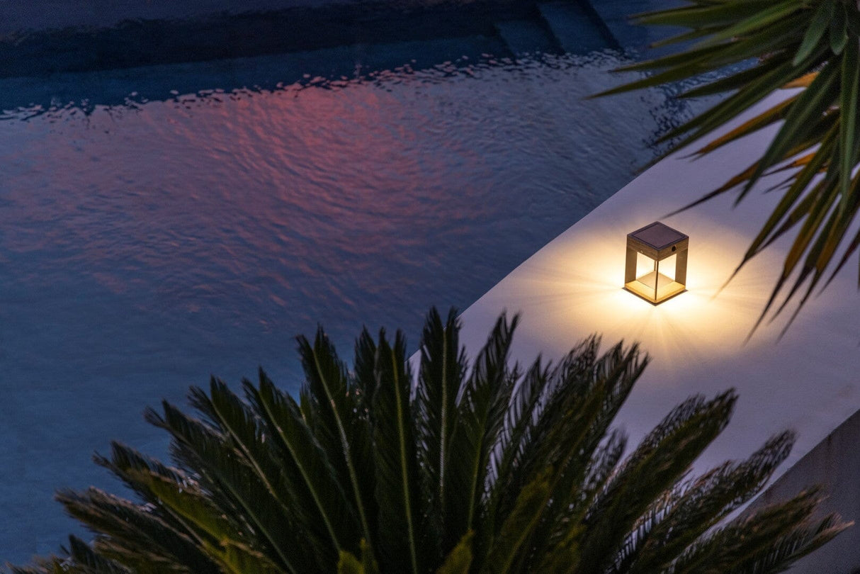 Les Jardins Teckalu Lampe de table solaire 300 Lumens