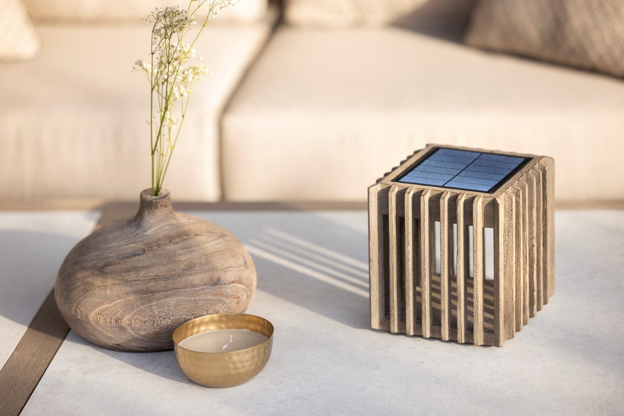 Les Jardins Teckalu Lampe de table Verti solaire 300 Lumens