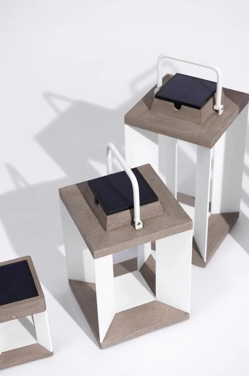 Les Jardins Teckalu Lanterne solaire petit modèle solaire 500 Lumens