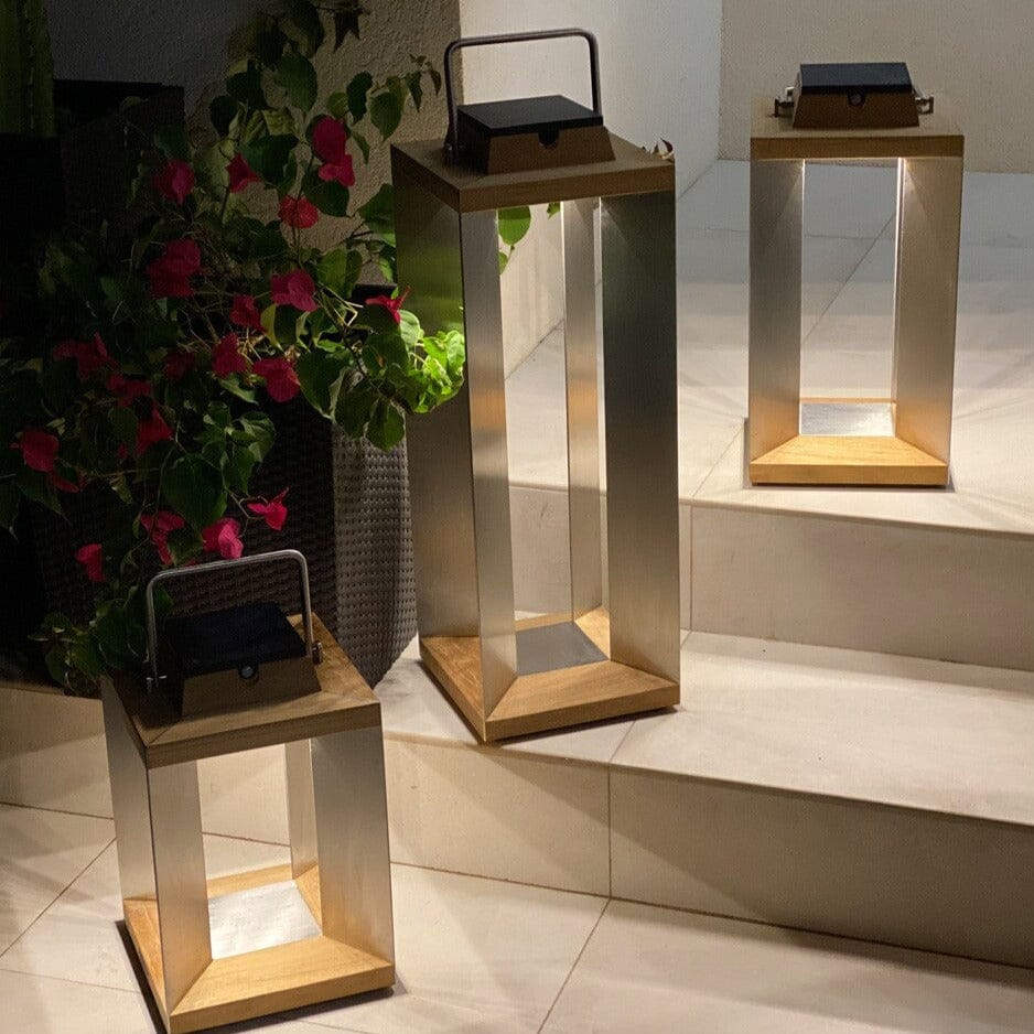 Les Jardins Teckalu Lanterne solaire petit modèle solaire 500 Lumens