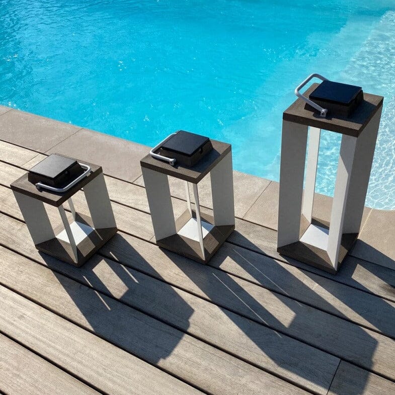 Les Jardins Teckalu Lanterne solaire petit modèle solaire 500 Lumens