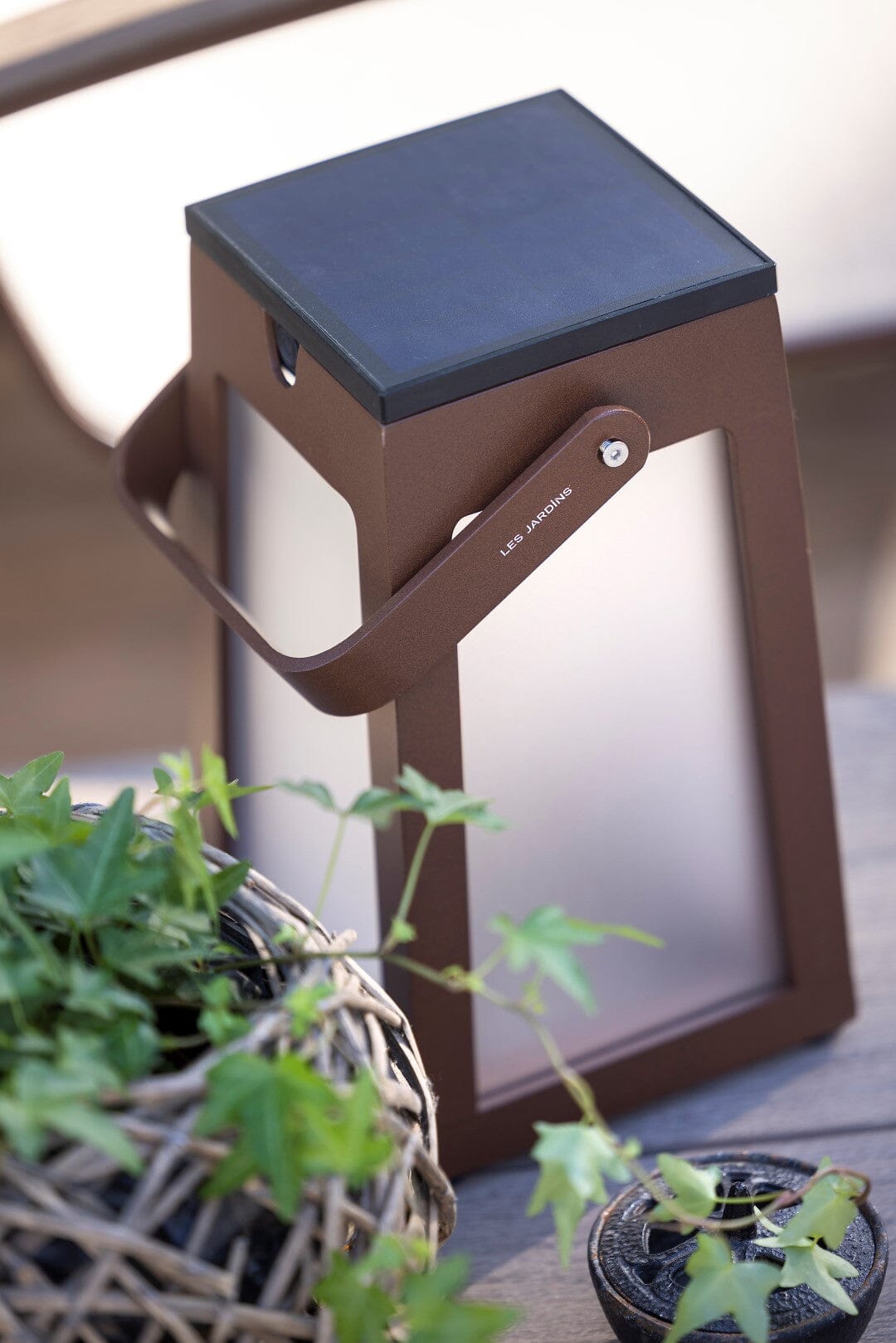 Les Jardins Tinka Lanterne solaire Aluminium solaire 300 Lumens