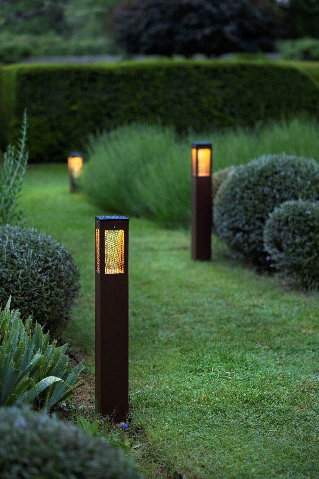 Les Jardins Tradition Borne solaire h:90cm 500 Lumens