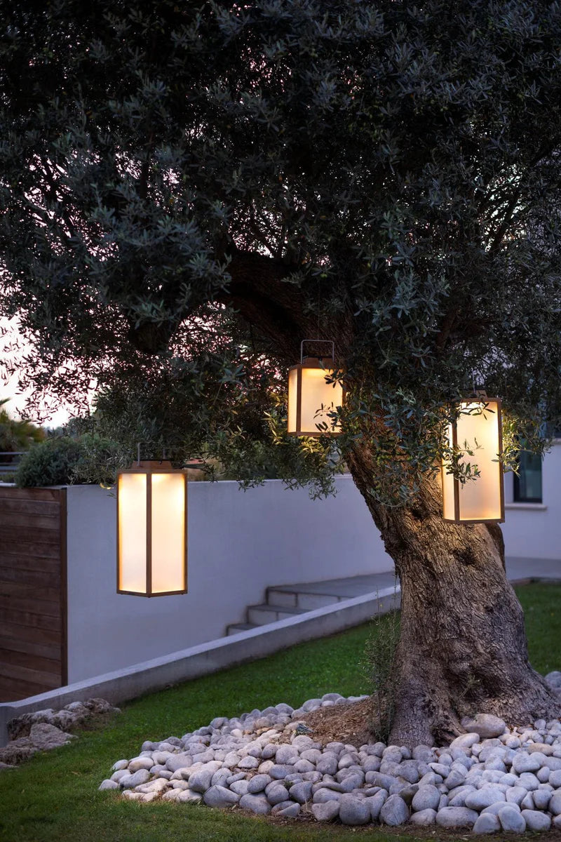 Les Jardins Tradition Lanterne solaire alu petit modèle 300 Lumens