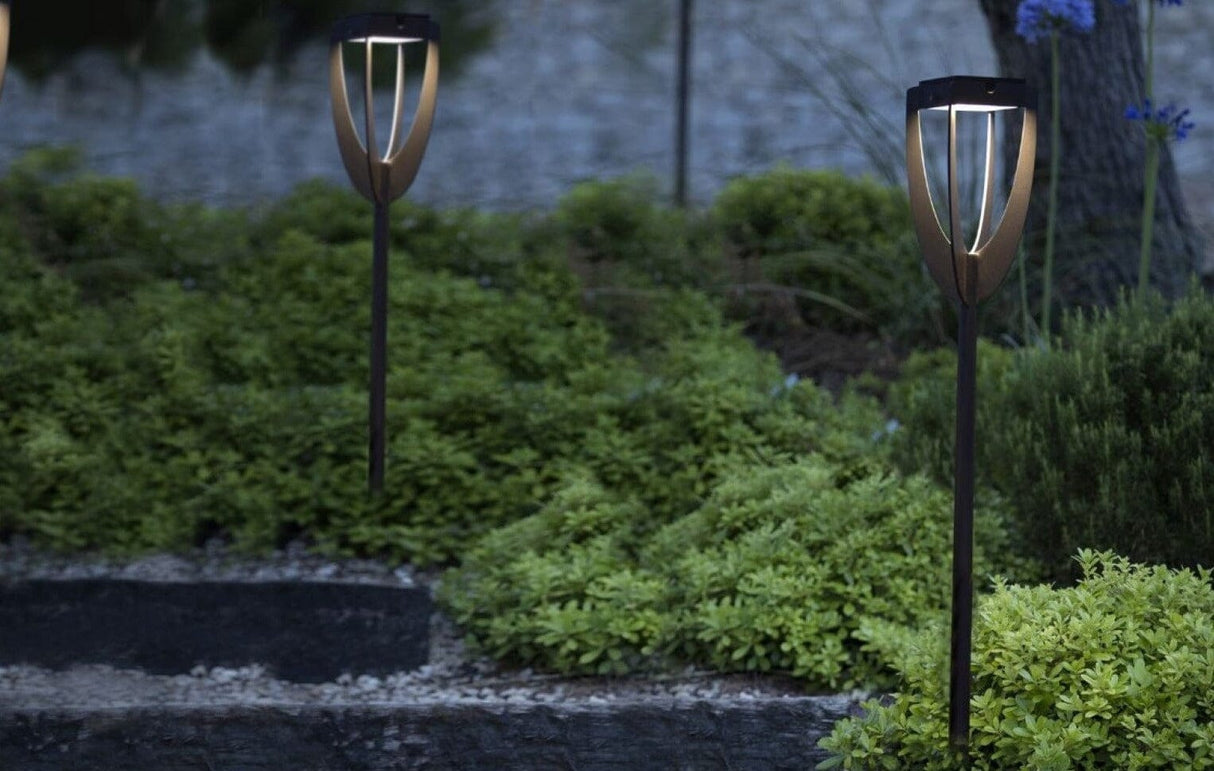 Les Jardins Tulip Torche solaire 300 Lumens
