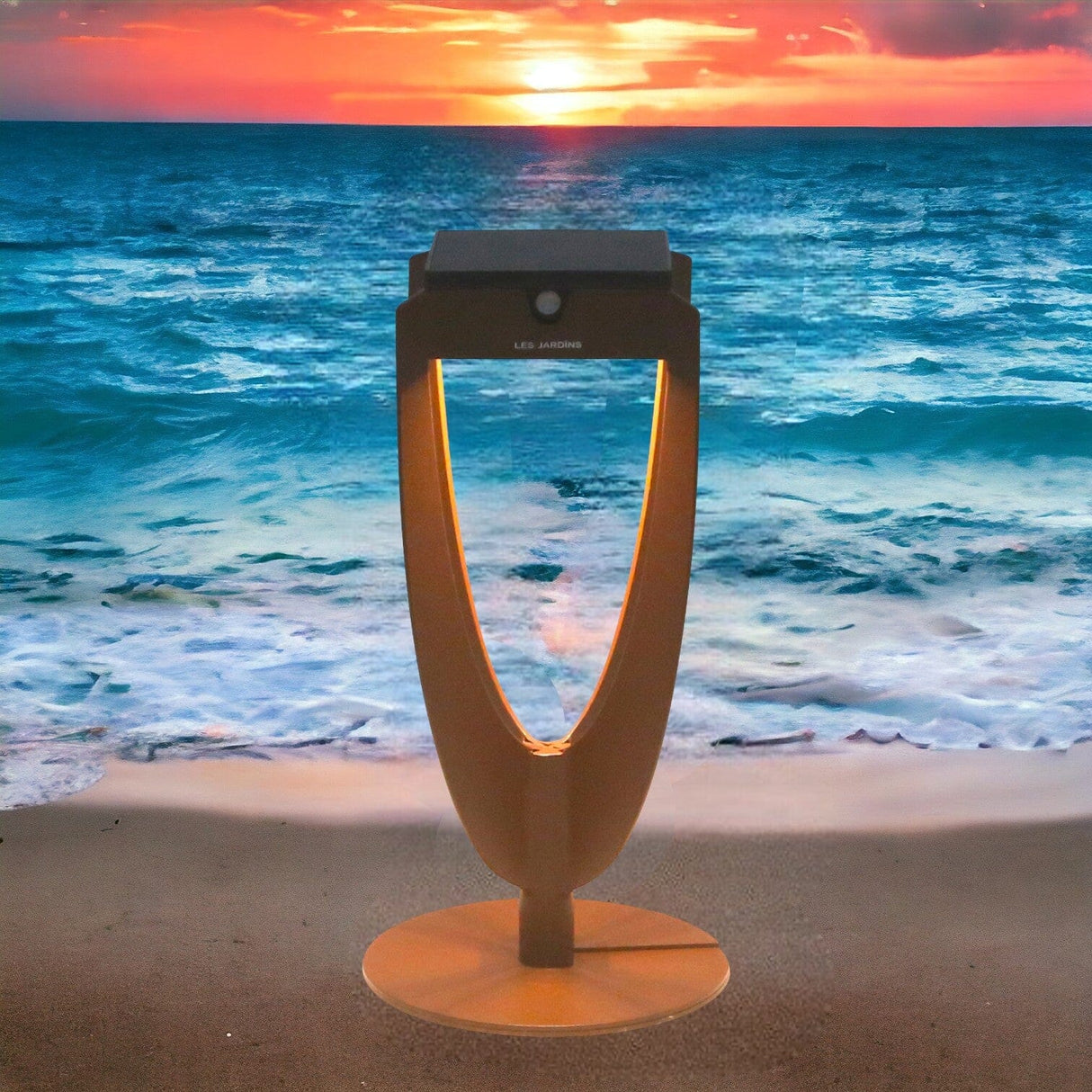 Les Jardins Tulipe Lampe Solaire Alu 300 Lumens