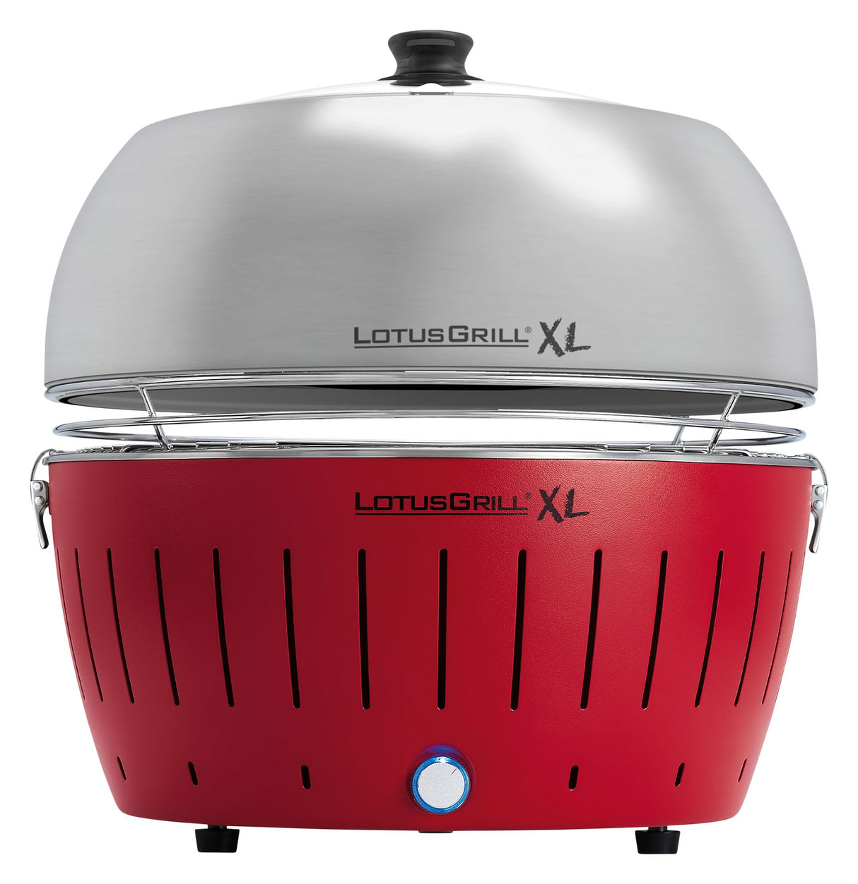 LotusGrill XL Couvercle Hotte pour Grill à charbon avec thermomètre