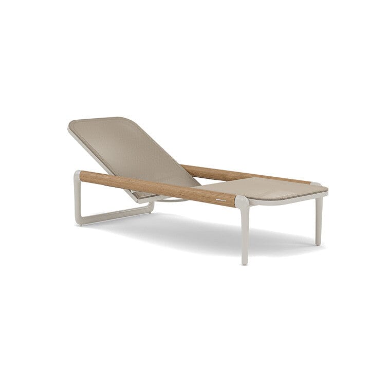Manutti Flows Chaise longue textile, coussins non inclus